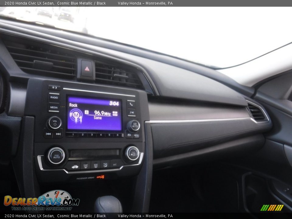 2020 Honda Civic LX Sedan Cosmic Blue Metallic / Black Photo #14