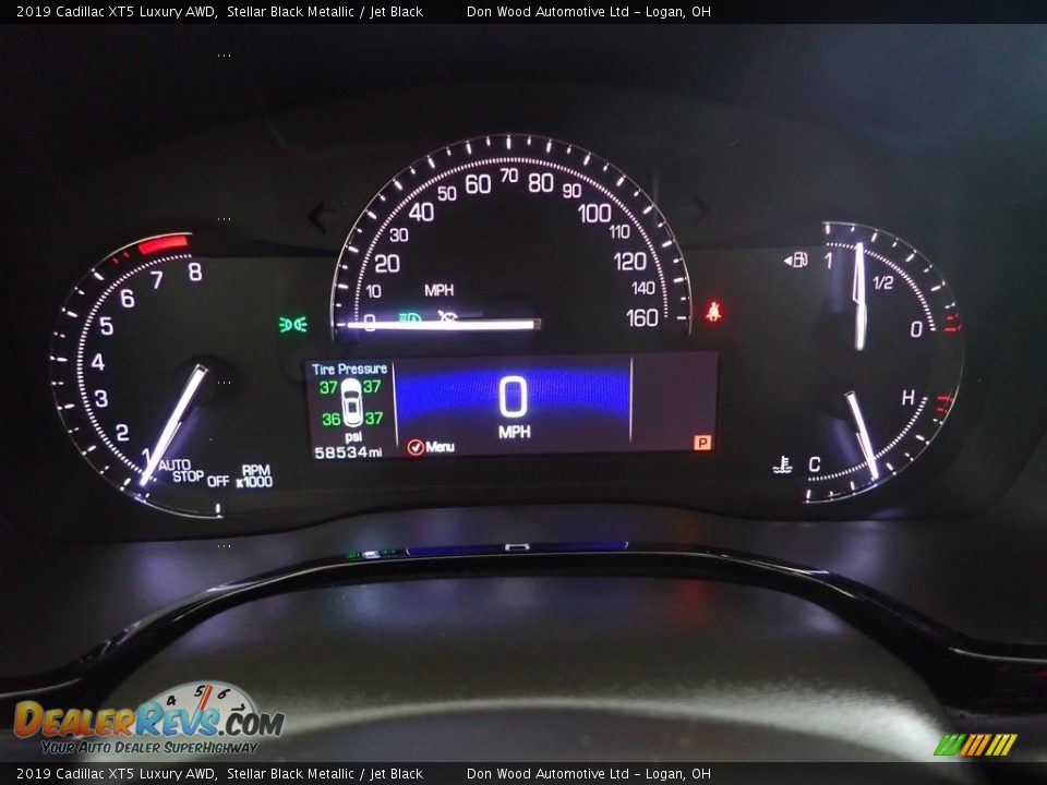2019 Cadillac XT5 Luxury AWD Stellar Black Metallic / Jet Black Photo #20