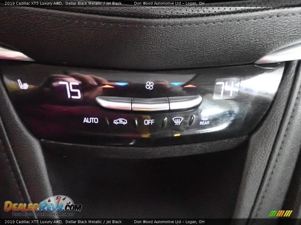 2019 Cadillac XT5 Luxury AWD Stellar Black Metallic / Jet Black Photo #21