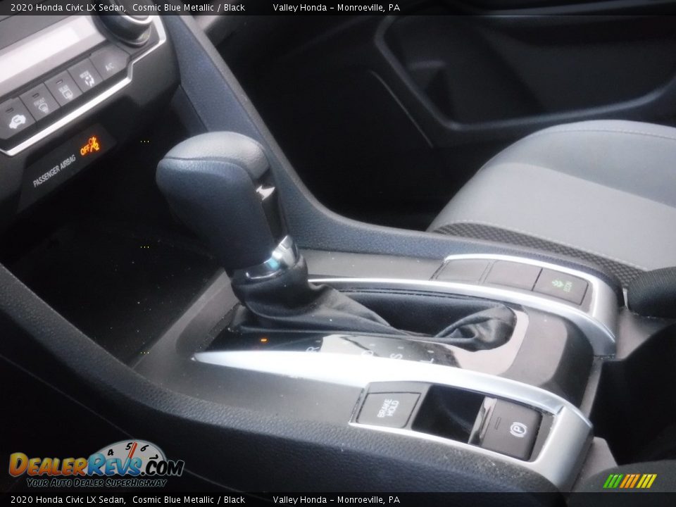 2020 Honda Civic LX Sedan Cosmic Blue Metallic / Black Photo #16
