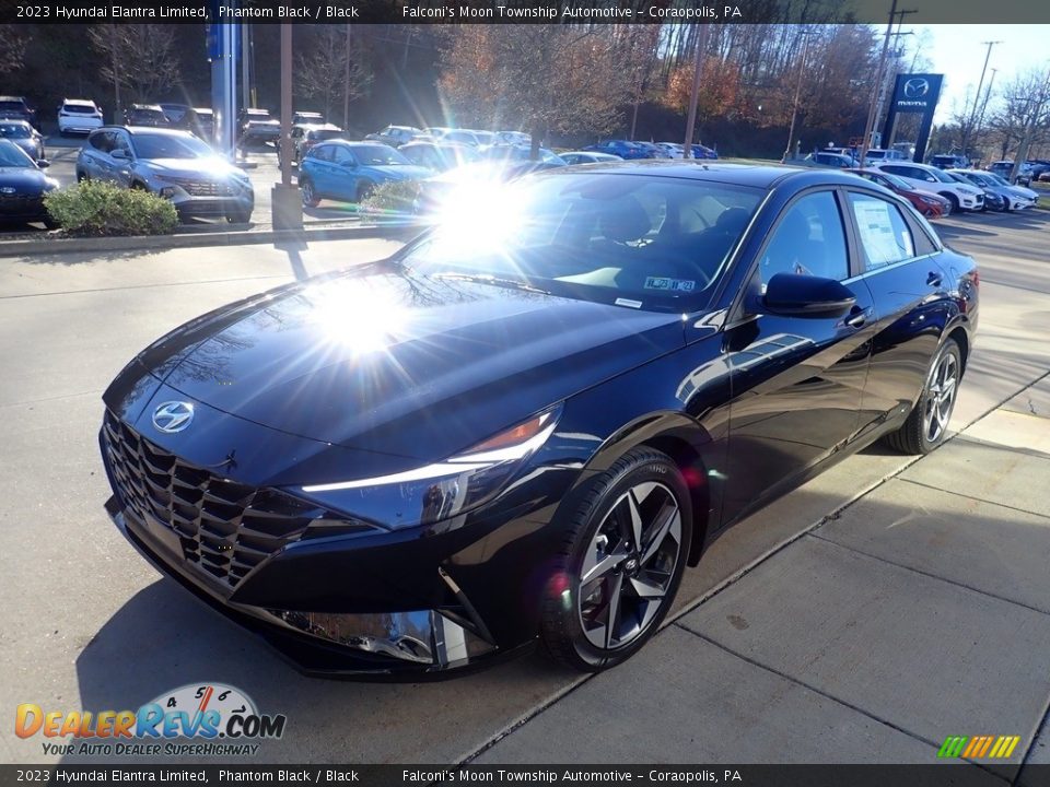 2023 Hyundai Elantra Limited Phantom Black / Black Photo #6