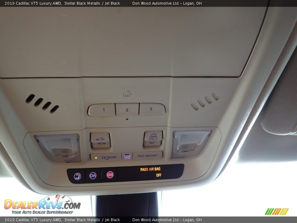 2019 Cadillac XT5 Luxury AWD Stellar Black Metallic / Jet Black Photo #23