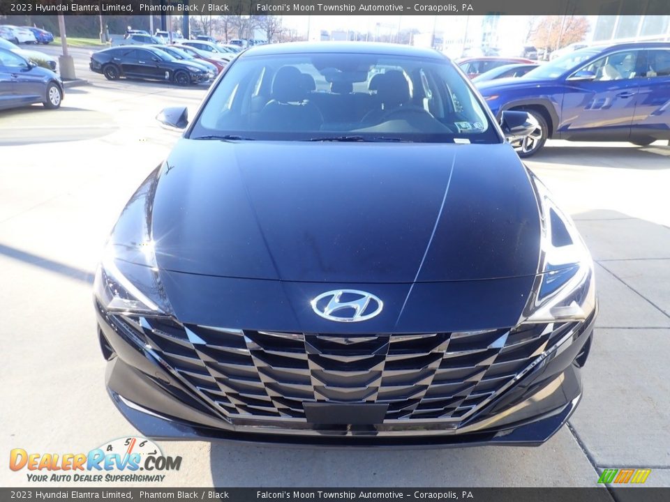 2023 Hyundai Elantra Limited Phantom Black / Black Photo #7