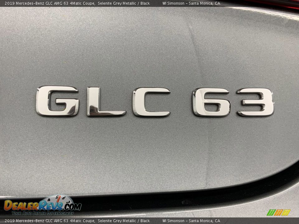 2019 Mercedes-Benz GLC AMG 63 4Matic Coupe Selenite Grey Metallic / Black Photo #11