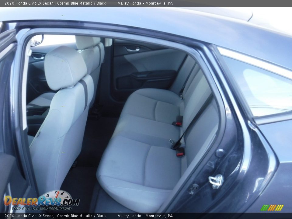 2020 Honda Civic LX Sedan Cosmic Blue Metallic / Black Photo #20