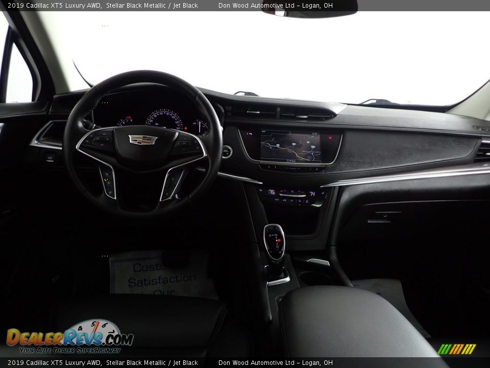 2019 Cadillac XT5 Luxury AWD Stellar Black Metallic / Jet Black Photo #27