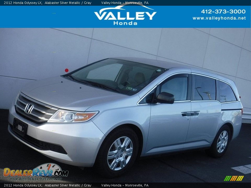 2012 Honda Odyssey LX Alabaster Silver Metallic / Gray Photo #1