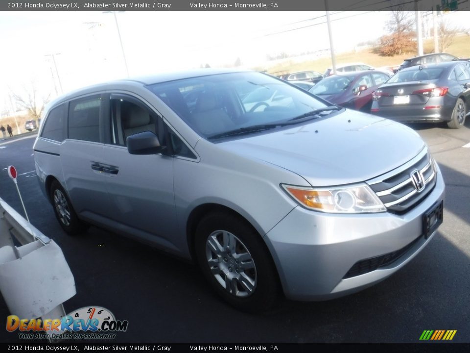 2012 Honda Odyssey LX Alabaster Silver Metallic / Gray Photo #6