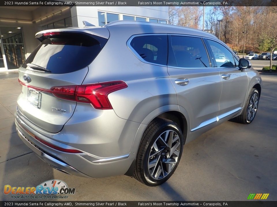 2023 Hyundai Santa Fe Calligraphy AWD Shimmering Silver Pearl / Black Photo #2