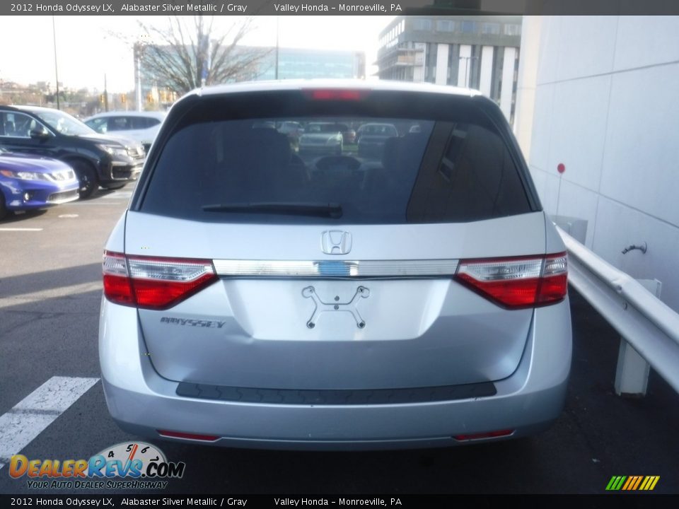 2012 Honda Odyssey LX Alabaster Silver Metallic / Gray Photo #8