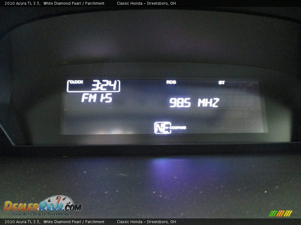 2010 Acura TL 3.5 White Diamond Pearl / Parchment Photo #36