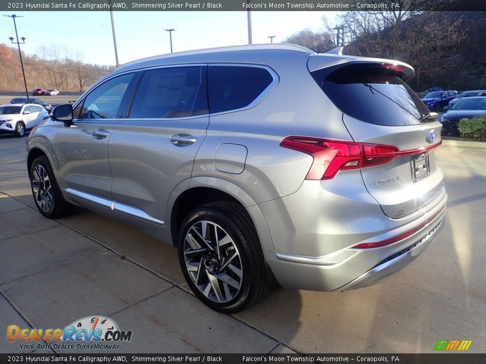 2023 Hyundai Santa Fe Calligraphy AWD Shimmering Silver Pearl / Black Photo #5