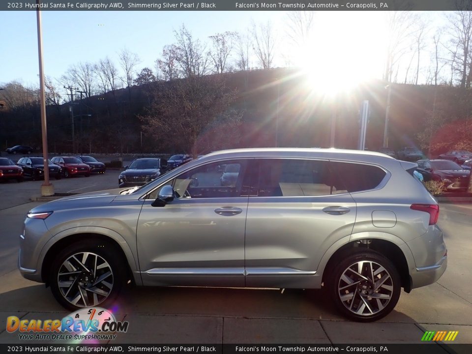 Shimmering Silver Pearl 2023 Hyundai Santa Fe Calligraphy AWD Photo #6