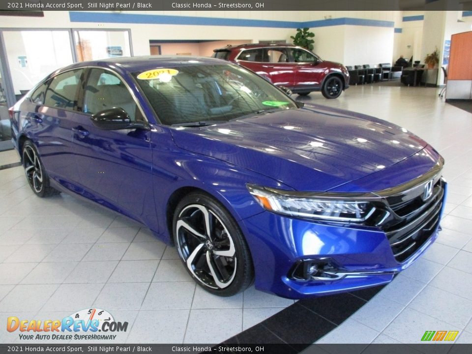 2021 Honda Accord Sport Still Night Pearl / Black Photo #3