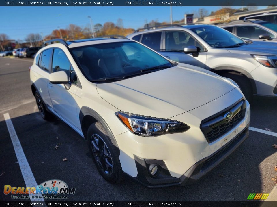 2019 Subaru Crosstrek 2.0i Premium Crystal White Pearl / Gray Photo #4