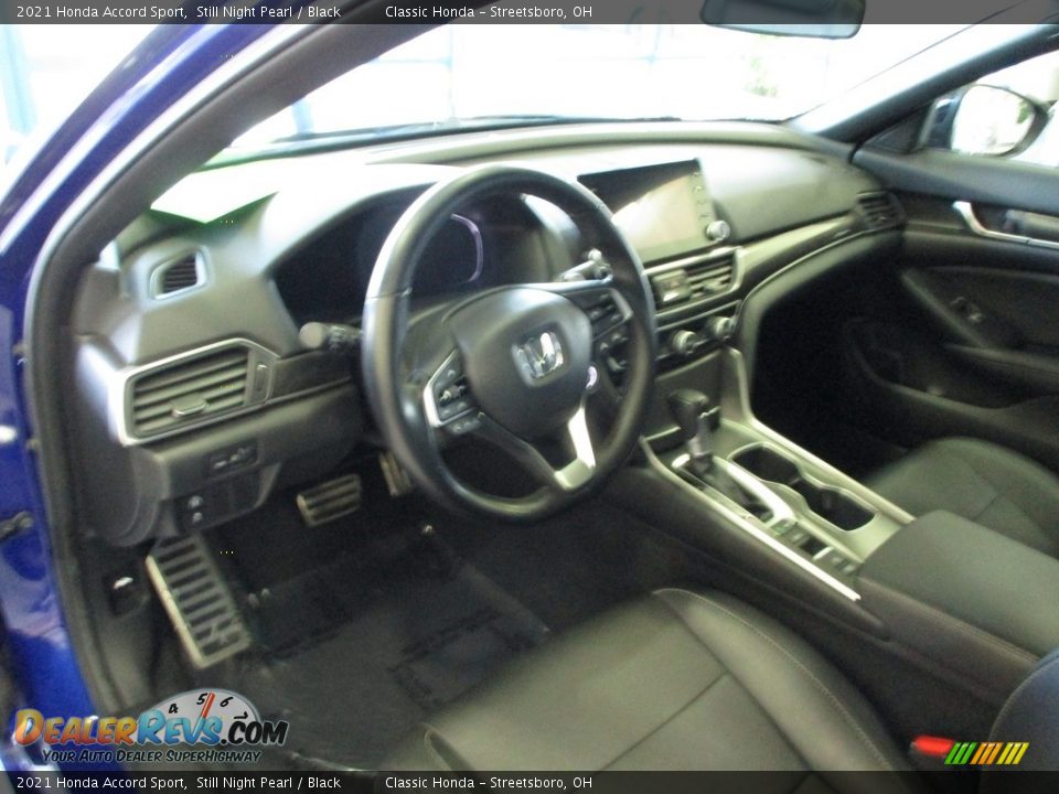 2021 Honda Accord Sport Still Night Pearl / Black Photo #26