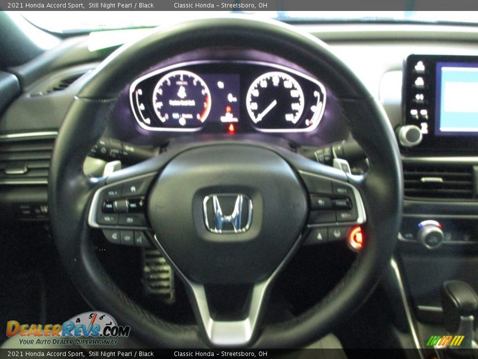 2021 Honda Accord Sport Still Night Pearl / Black Photo #29