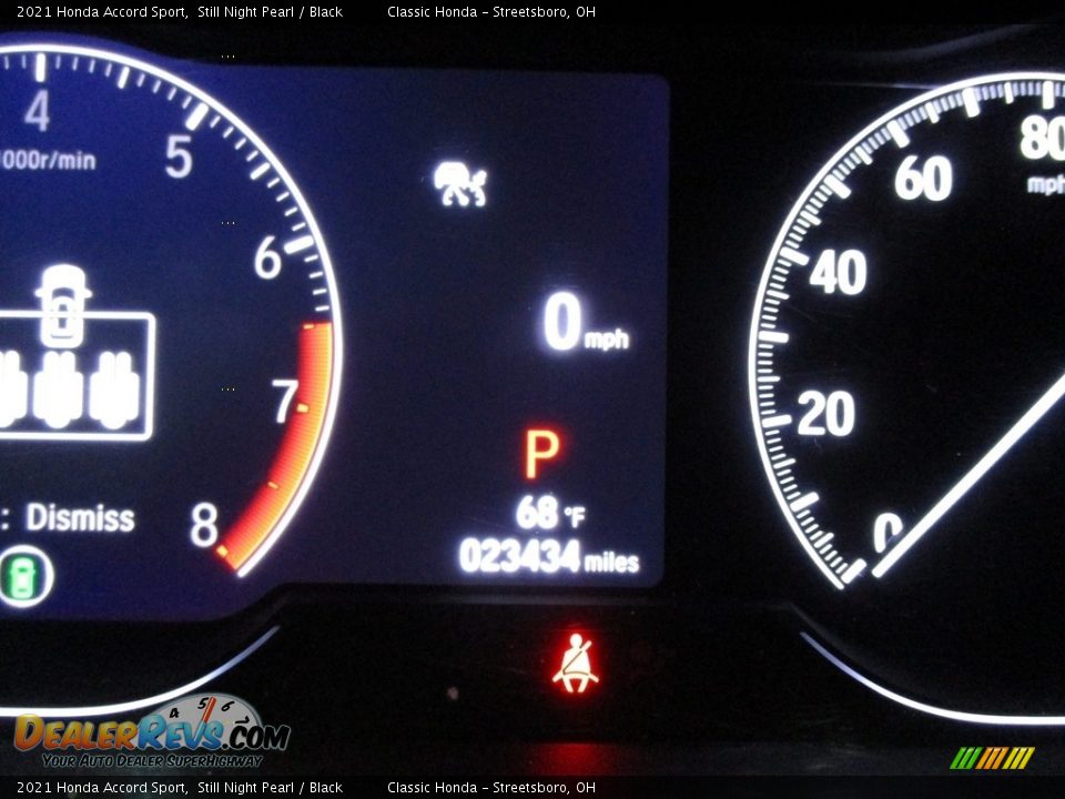 2021 Honda Accord Sport Still Night Pearl / Black Photo #32