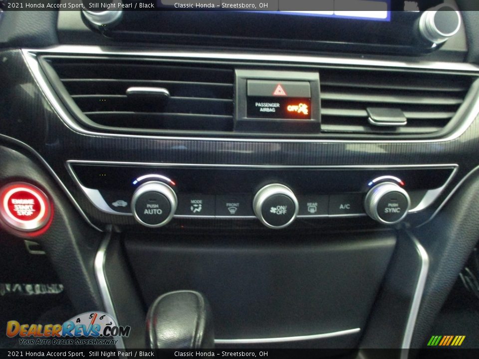 2021 Honda Accord Sport Still Night Pearl / Black Photo #35