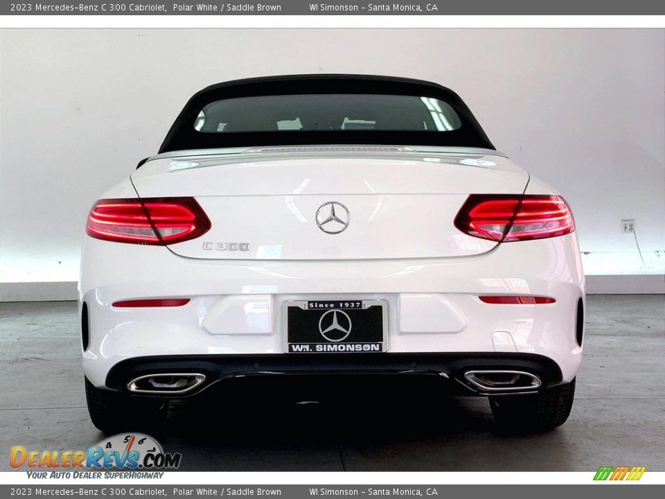 2023 Mercedes-Benz C 300 Cabriolet Polar White / Saddle Brown Photo #3