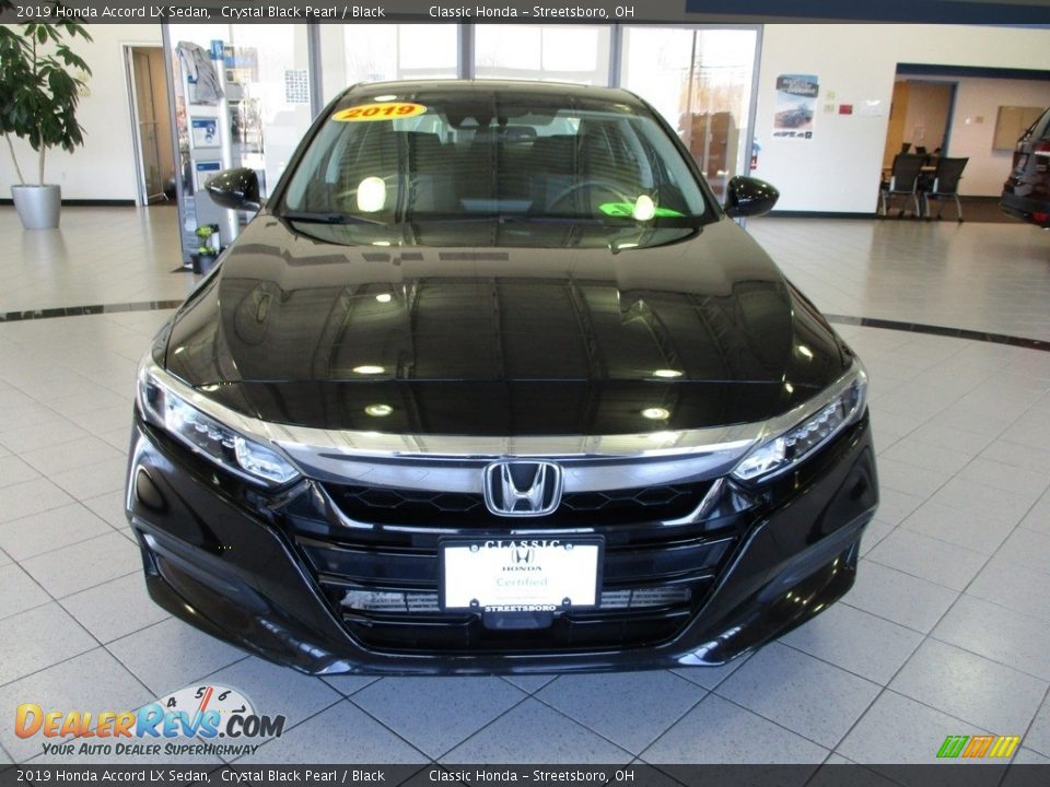 2019 Honda Accord LX Sedan Crystal Black Pearl / Black Photo #2