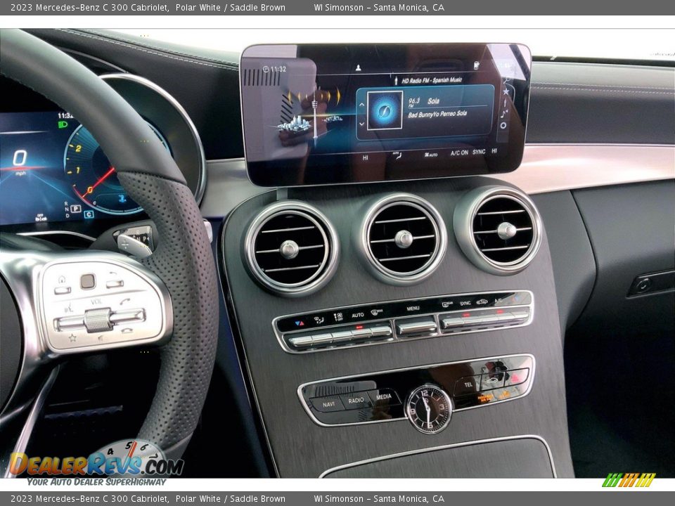 Controls of 2023 Mercedes-Benz C 300 Cabriolet Photo #7