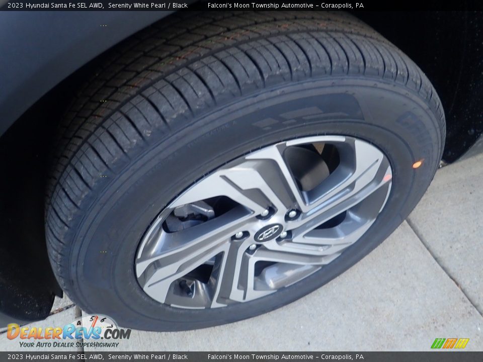 2023 Hyundai Santa Fe SEL AWD Serenity White Pearl / Black Photo #10