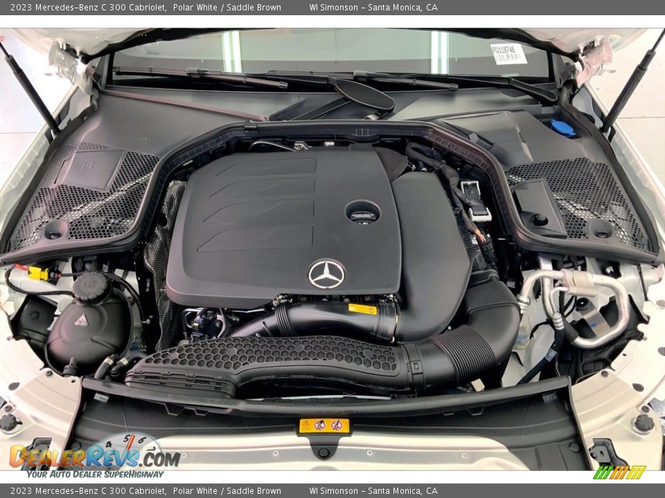 2023 Mercedes-Benz C 300 Cabriolet 2.0 Liter Turbocharged DOHC 16-Valve VVT 4 Cylinder Engine Photo #9