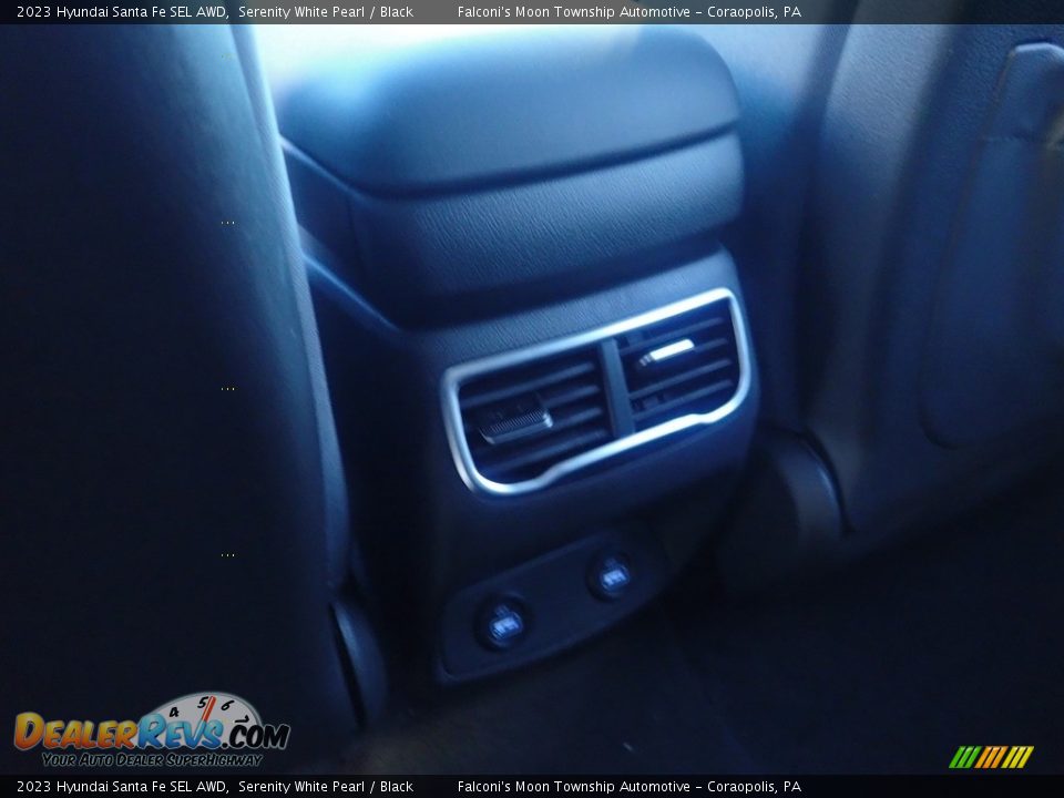 2023 Hyundai Santa Fe SEL AWD Serenity White Pearl / Black Photo #13