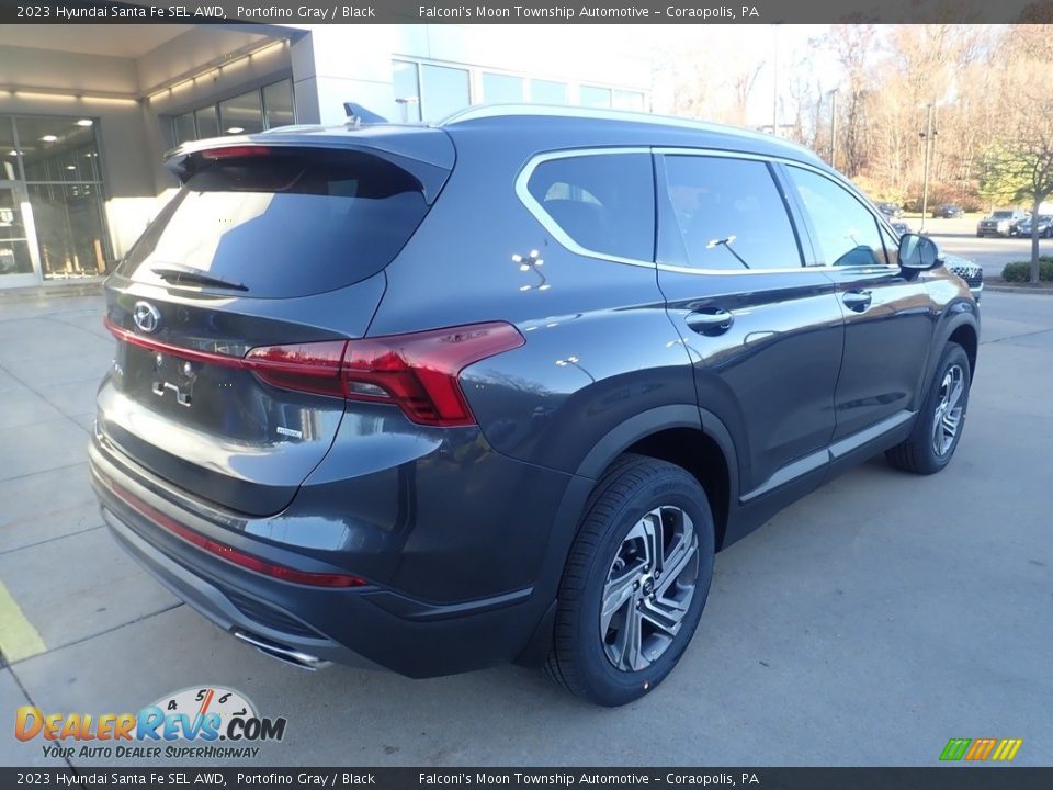 2023 Hyundai Santa Fe SEL AWD Portofino Gray / Black Photo #2