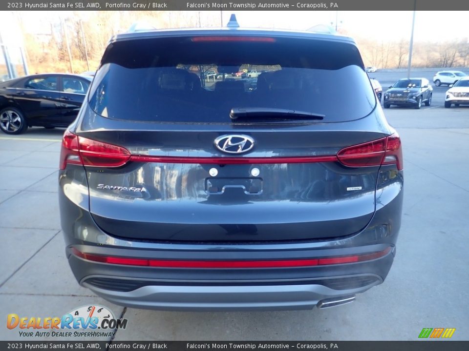 2023 Hyundai Santa Fe SEL AWD Portofino Gray / Black Photo #3