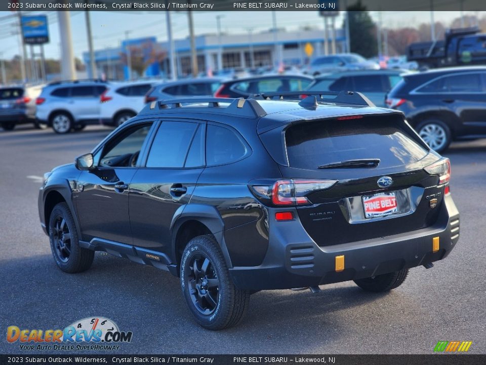 2023 Subaru Outback Wilderness Crystal Black Silica / Titanium Gray Photo #4