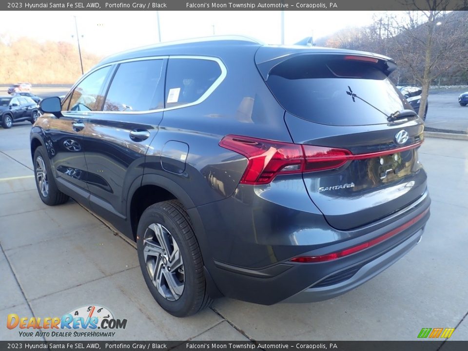 2023 Hyundai Santa Fe SEL AWD Portofino Gray / Black Photo #5