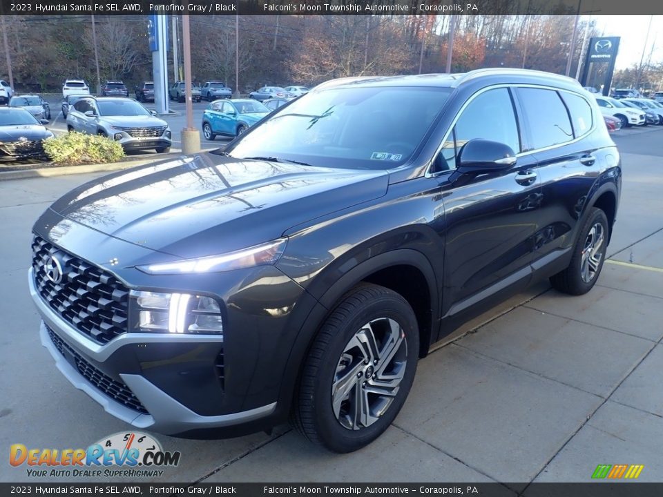 2023 Hyundai Santa Fe SEL AWD Portofino Gray / Black Photo #7