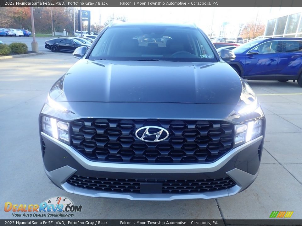 2023 Hyundai Santa Fe SEL AWD Portofino Gray / Black Photo #8