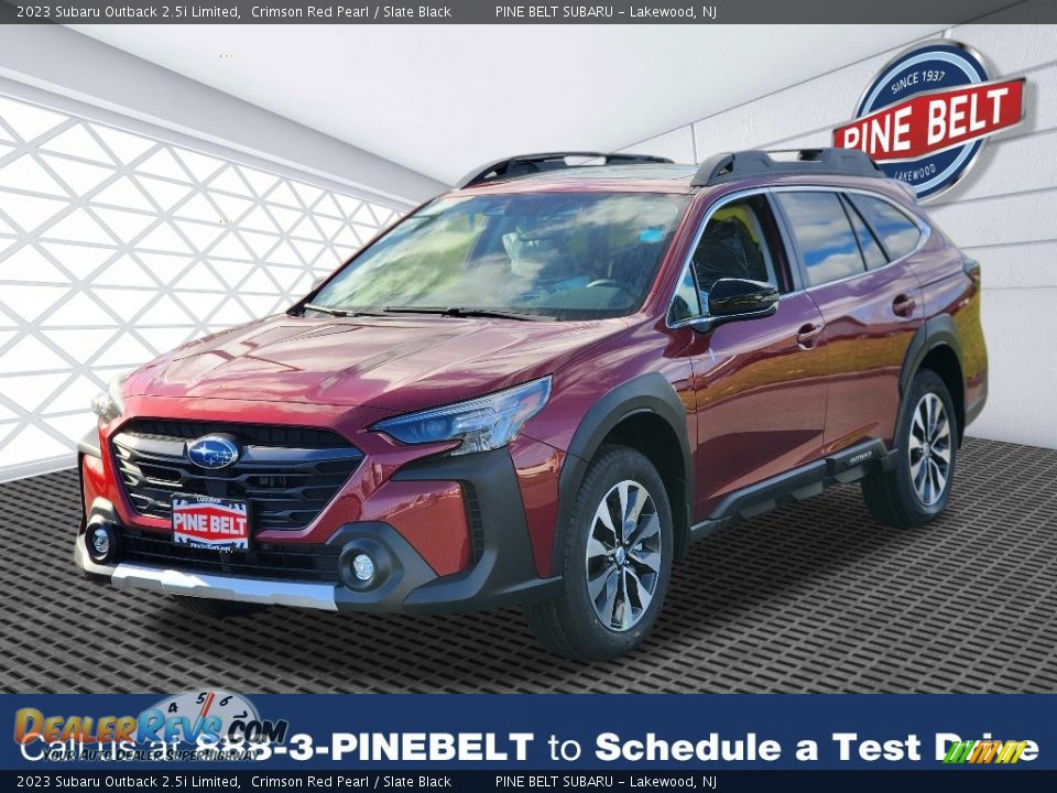 2023 Subaru Outback 2.5i Limited Crimson Red Pearl / Slate Black Photo #1