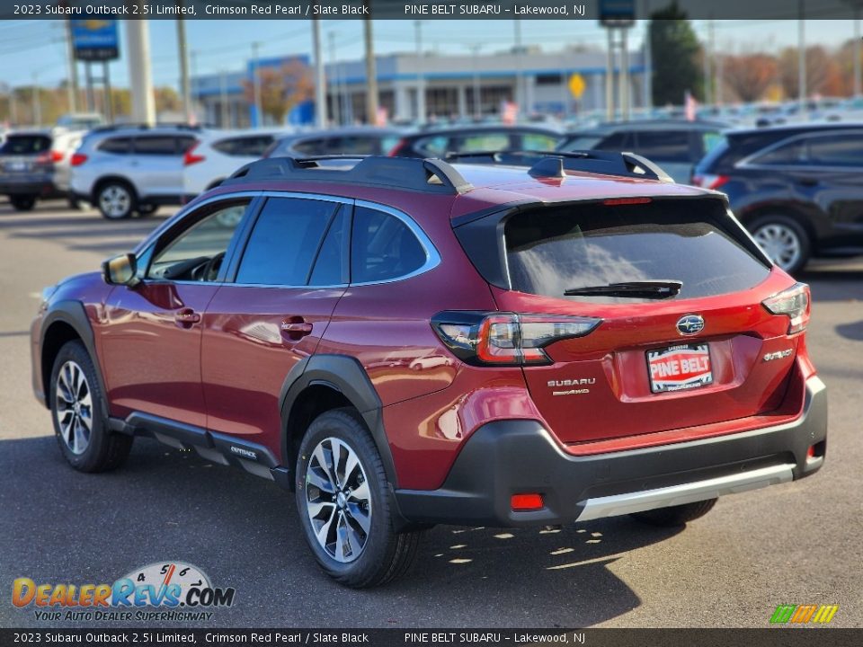 2023 Subaru Outback 2.5i Limited Crimson Red Pearl / Slate Black Photo #4