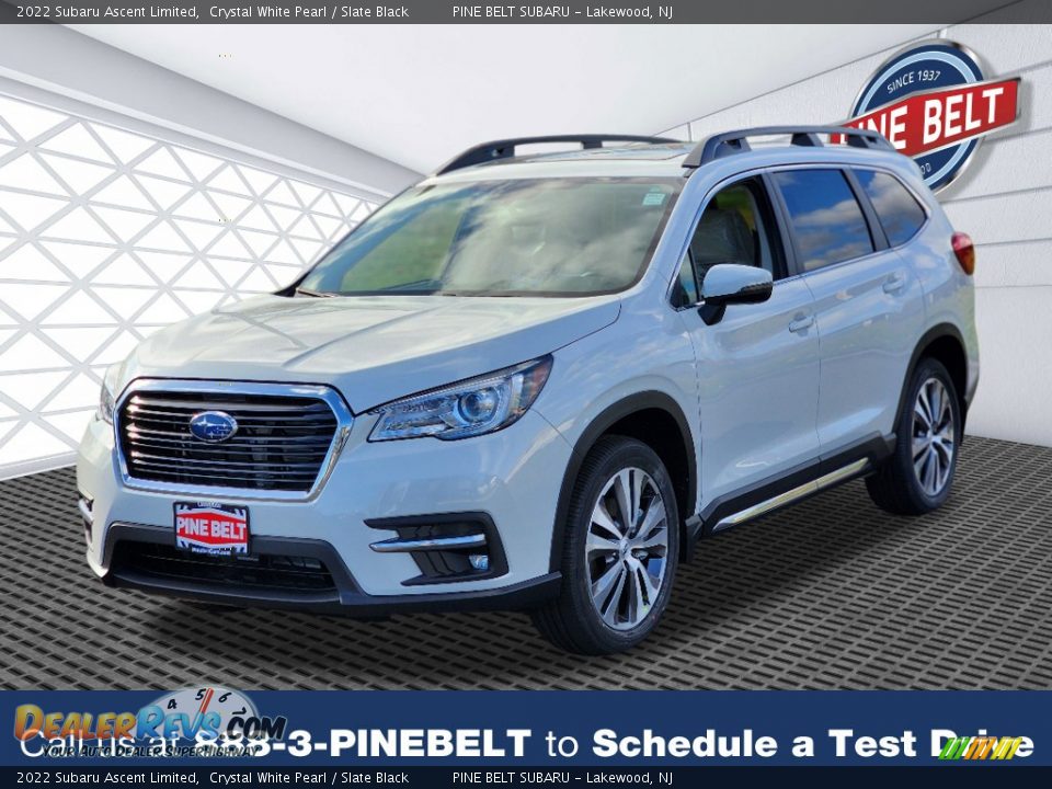 2022 Subaru Ascent Limited Crystal White Pearl / Slate Black Photo #1