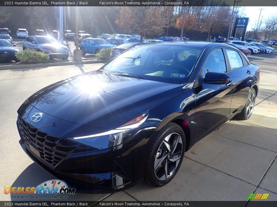 2023 Hyundai Elantra SEL Phantom Black / Black Photo #6