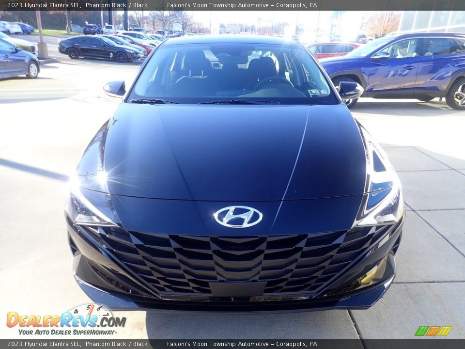 2023 Hyundai Elantra SEL Phantom Black / Black Photo #7