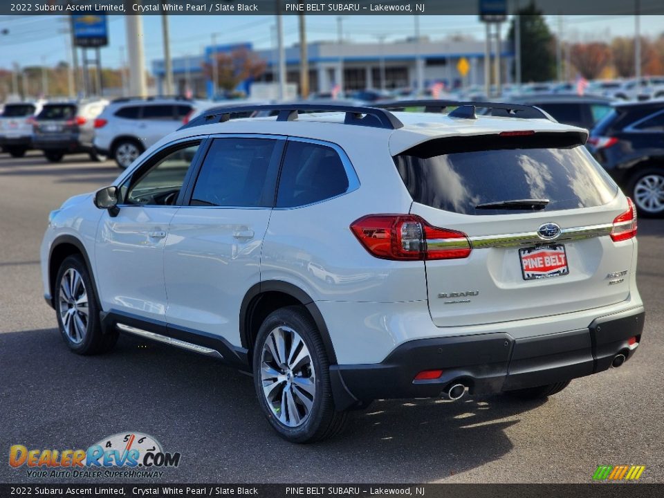 2022 Subaru Ascent Limited Crystal White Pearl / Slate Black Photo #4