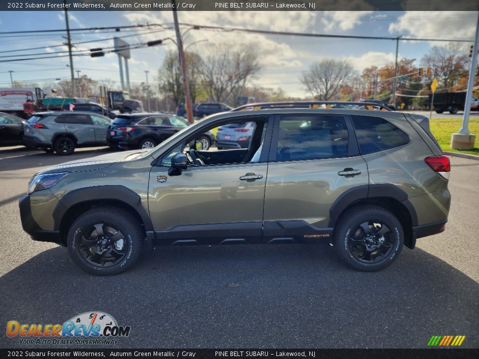 2022 Subaru Forester Wilderness Autumn Green Metallic / Gray Photo #3