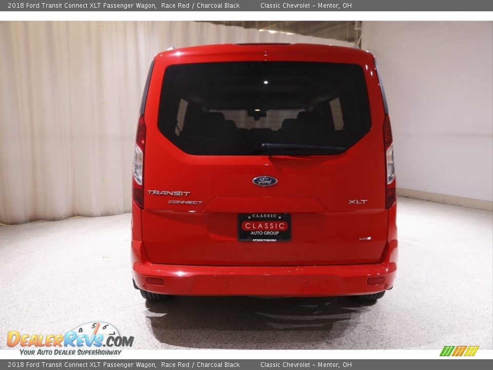 2018 Ford Transit Connect XLT Passenger Wagon Race Red / Charcoal Black Photo #19
