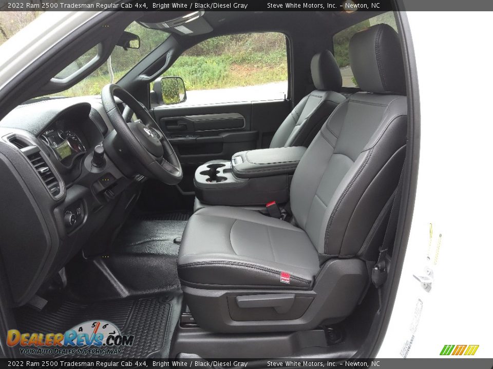 Black/Diesel Gray Interior - 2022 Ram 2500 Tradesman Regular Cab 4x4 Photo #11