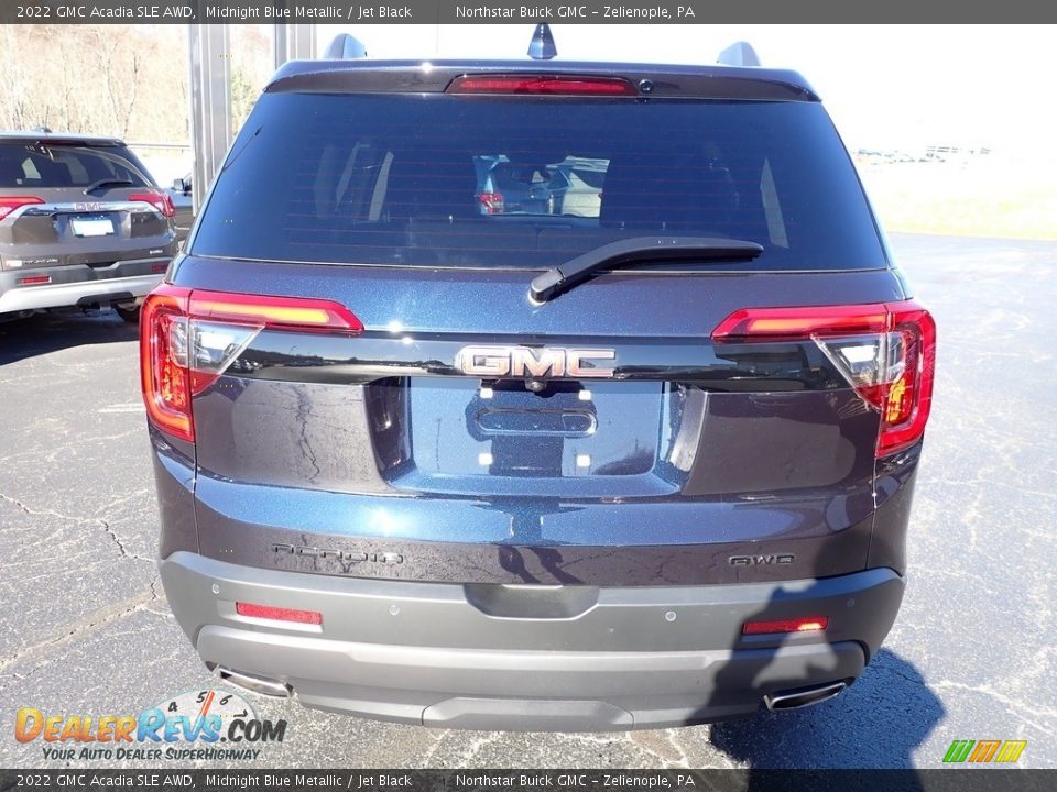 2022 GMC Acadia SLE AWD Midnight Blue Metallic / Jet Black Photo #7