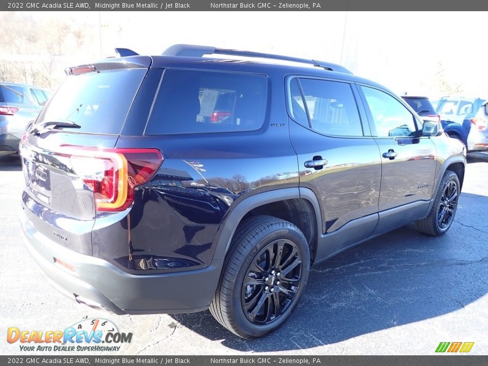 2022 GMC Acadia SLE AWD Midnight Blue Metallic / Jet Black Photo #9