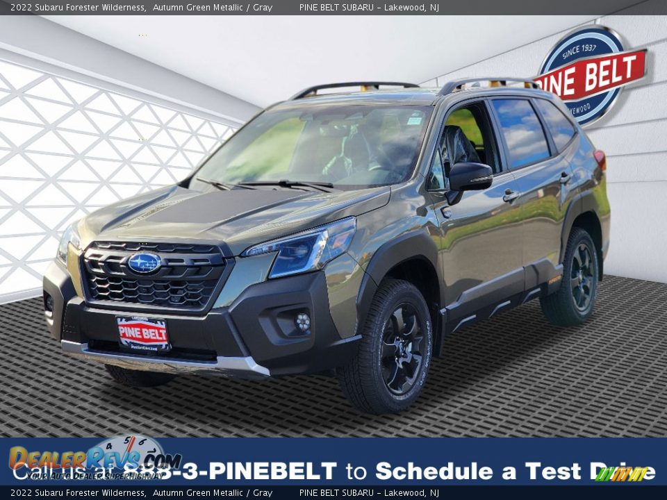 2022 Subaru Forester Wilderness Autumn Green Metallic / Gray Photo #1