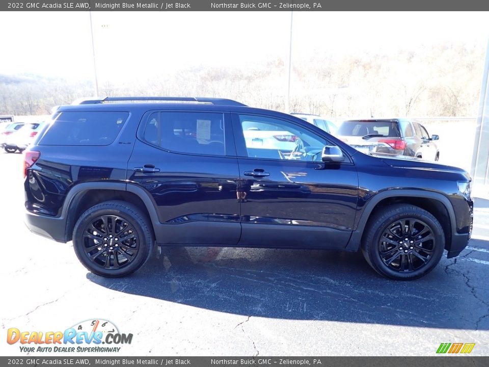 2022 GMC Acadia SLE AWD Midnight Blue Metallic / Jet Black Photo #10