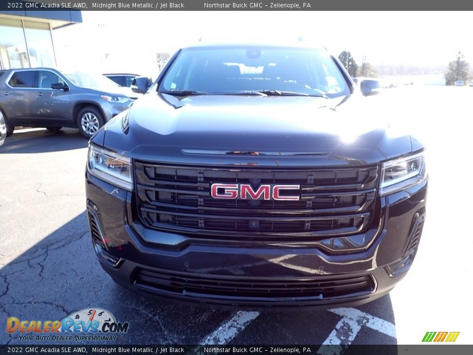 2022 GMC Acadia SLE AWD Midnight Blue Metallic / Jet Black Photo #11