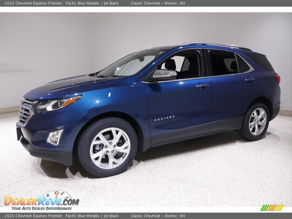 2020 Chevrolet Equinox Premier Pacific Blue Metallic / Jet Black Photo #3